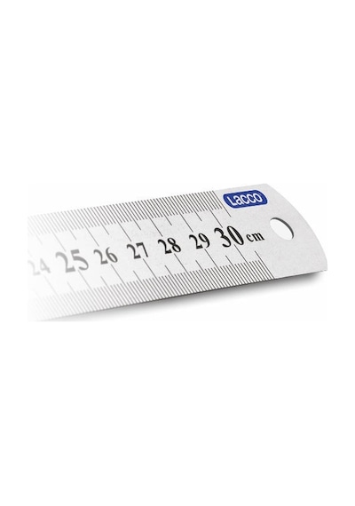 Lacco 702 Çelik Cetvel 30 CM Metal