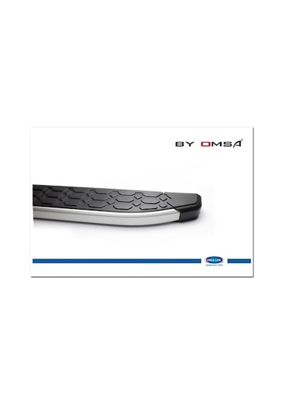 Omsa Line Renault Kangoo Yan Basamak 2008-2020 Uzun Şasi Blackline Mat Alüminyum Alınlı Yan Koruma Basamak
