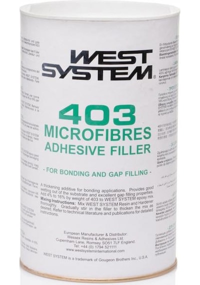 West System 403 Mikrofiber Katkı Tozu 160Gr