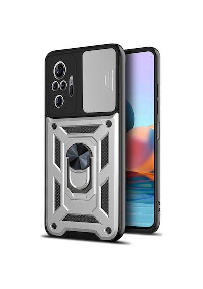 Xiaomi Redmi Note 10 Pro Kilif Kamera Korumali Sürgülü Zirh Tank 446594864