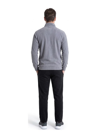Pierre Cardin 6116 Erkek Uzun Kollu Quarter Zip Eşofman Takımı-gri