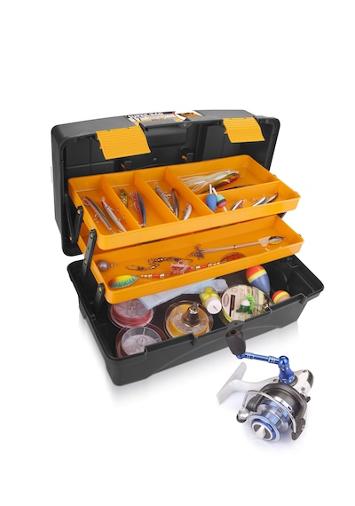 Takım Çantası Alet Kutusu Kapaklı Mini Bölmeli Organizer Dayanıklı Plastik Malzeme 14'' 17 İnç