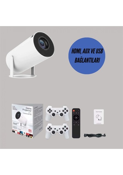 M300 Max Pro Kablosuz 4k Ultra Hd Akıllı Projeksiyon Konsolu Wi-fi 6, Bluetooth 5.0 Ve Uygulama De