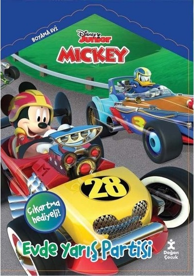 Disney Junior Mickey - Evde Yarış Partisi - Boyama Evi- Doğan Çocuk