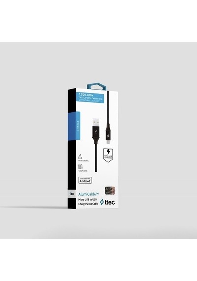 Ttec Micro Usb Şarj Kablosu Hızlı Şarz Destekli 1.2 Metre
