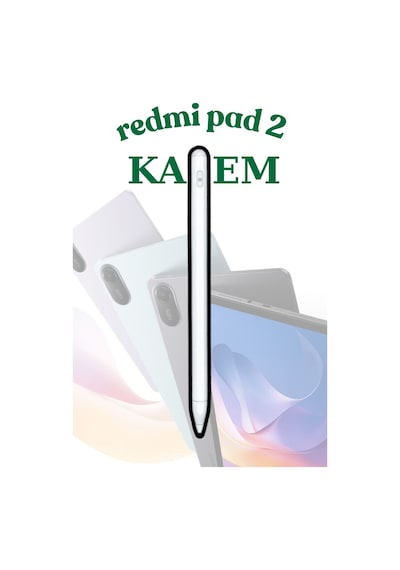 Redmi Pad 2 Xiaomi Tam Uyumlu Dokunmatik Ekran Şarjlı Tablet Kalemi Beyaz