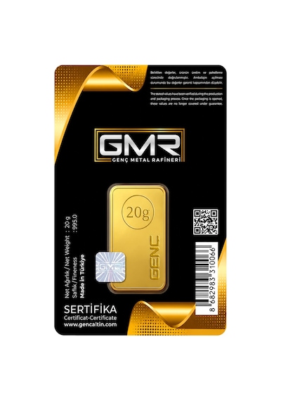 20 Gram Külçe Altın 24 Ayar