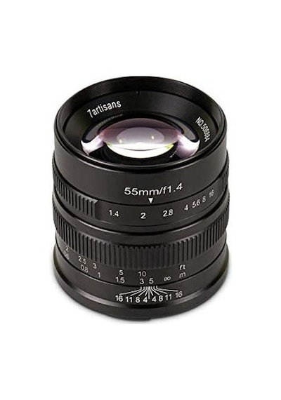 7Artisans 55 MM F/1.4 APS-C Manual Fixed (Sony E-Mount) Uyumlu Lens