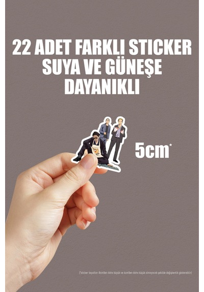 The Way Of The Househusband Gokushufudou Anime Yapışkanlı Folyo Sticker Paketi 22 Adet Çok Renkli