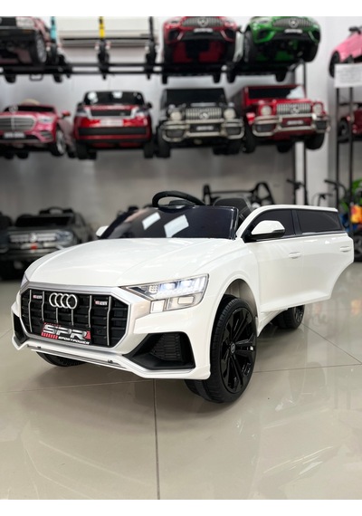 12 Volt İsme Özel Plaka Hediye Akülü Araba 1-5 Yaş Uzaktan Kumandalı Beyaz