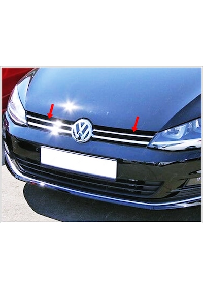 Vw Golf 7 Krom Ön Panjur 2 Prç. 2012-2019 P.Çelik Comfortline