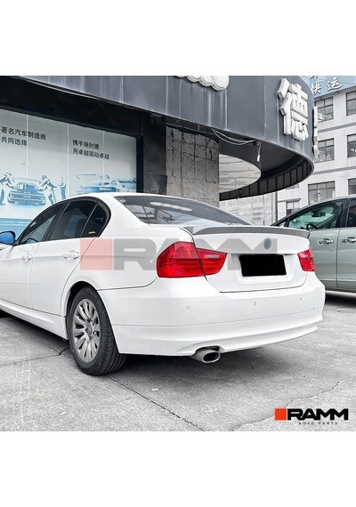 Bmw E90 Csl Stil Bagaj Spoiler - Parlak Karbon