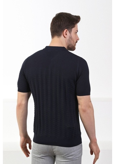 Ferraro Lacivert Polo Yaka Fermuarlı Erkek Pamuk Triko T-Shirt-Lacivert (417942093) Lacivert Ferraro Lacivert Polo Yaka Fermuarlı Erkek Pamuk Triko T-Shirt-Lacivert (417942093) Lacivert