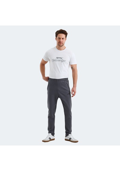 Slazenger VALDIS Erkek Cepli Koyu Gri Eşofman Altı