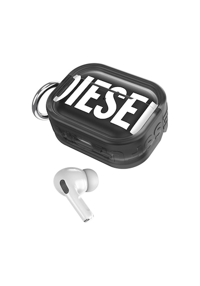 Diesel Apple AirPods Uyumlu Pro / Pro 2 İçin Biscotto Bumper Kılıf - Siyah