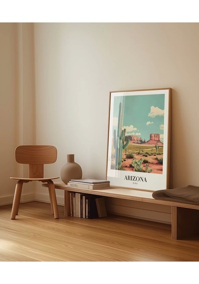 Çerçevesiz Poster Arizona Çölün Simgesi