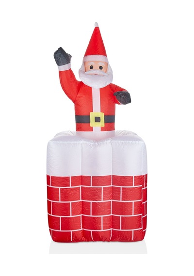 Waldern Premium Collection 152 Cm Şişme-ışıklı Noel Baba Yılbaşı Süs Dekorasyon