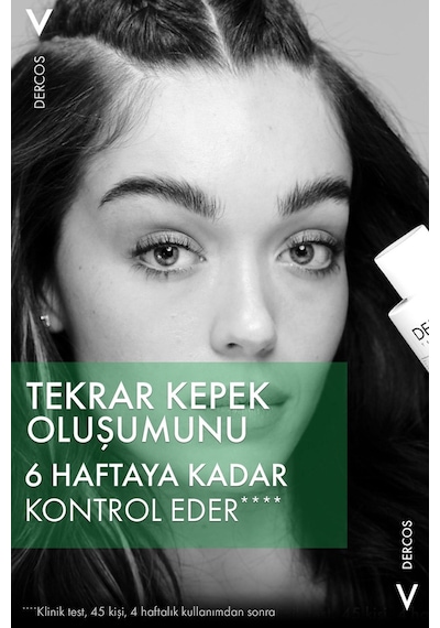 Vichy Dercos Anti-dandruff Şampuan Kepek Karşıtı Kuru Saçlar İçin 200 Ml Kepekli