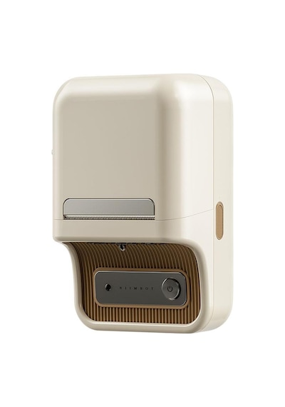 Nıımbot B21s, Taşınabilir, Mürekkepsiz, Termal Etiket Yazıcı Bluetooth, Type-c Krem/beyaz