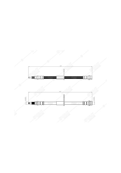 SVAC 200105 Arka Fren Hortumu Transit Connect-Tourneo Connect/Grand Tourneo Connect 13-