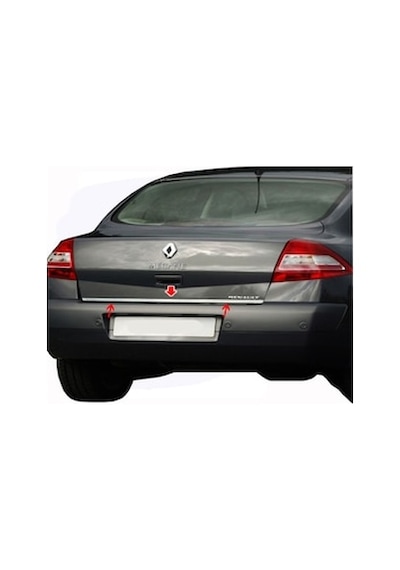 Renault Megane 2 Krom Bagaj Alt Çıtası 2002-2012 Sedan
