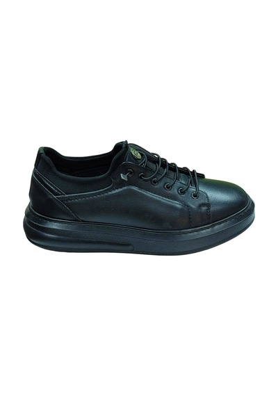 Be Fast One F-80 Erkek Siyah 40-44 Deri Günlük Spor Ayakkabı Siyah