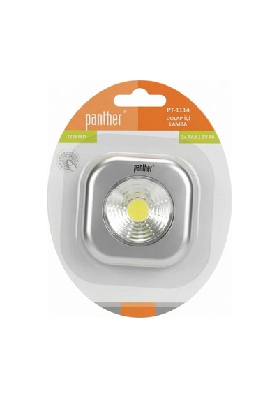 Panther Pt-1114 Dolap İçi Lamba Yapışkanlı Pilli Merdiven Led Lamba Renkli