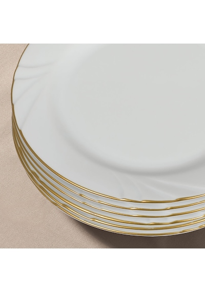 GÜRAL SOPRANO 6 ADET 21 cm PASTA TABAĞI - GOLD