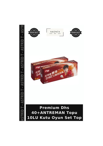 Premium Dhs 40+antreman Topu 10lu Kutu Oyun Set Top
