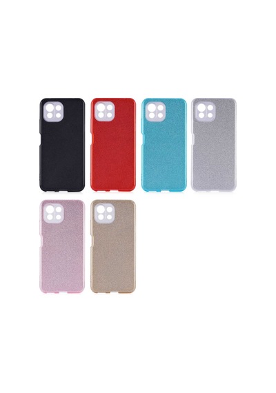 Xiaomi Mi 11 Lite Kılıf Zore Shining Silikon-Mavi