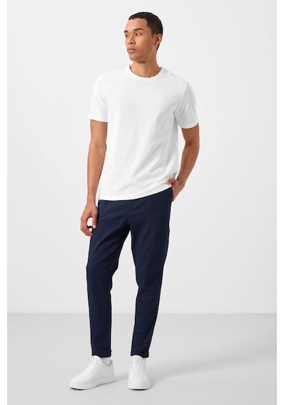 Tommylife Lacivert Standart Fit Dokuma Hafif Esnek Chino Erkek Pantolon - 82178 Lacivert