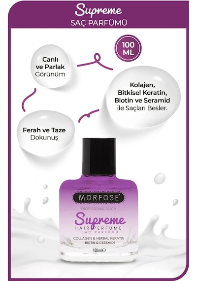 Supreme Saç Parfümü 100 Ml - Mat Ve Kuru Saçlar İçin - Mrfs