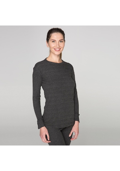 Thermoform Soft Unisex Uzun Kol Fanila Antrasit Çok Renkli