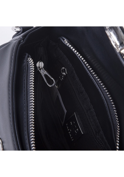 Nas Bag Premium Seri Mini 2li Set Çapraz El Ve Cüzdan Seti Siyah Siyah