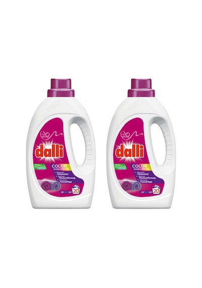 Dalli Renkli Çamaşırlar İçin Renk Koruma Özellikli Sıvı Çamaşır Deterjanı 1,1 Lt 20 Yıkama 2'li Set Set