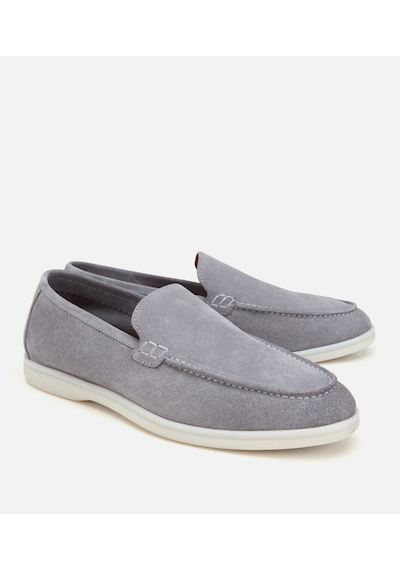 Hotiç Erkek Süet Deri Gri Hafif Tabanlı Günlük Loafer 02ayh328500a260 02ayh328500a260