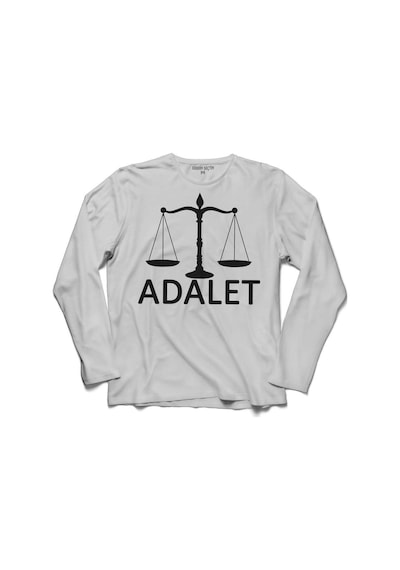 Adalet Terazisi Eylem Direniş Propaganda Uzun Kollu Tişört (518424833)