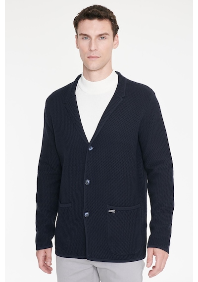 Ac&co Erkek Lacı Pamuklu Standart Fit Normal Kesim Mono Yaka Torba Cepli Jakarlı Triko Ceket Ac&co Erkek Lacı Pamuklu Standart Fit Normal Kesim Mono Yaka Torba Cepli Jakarlı Triko Ceket