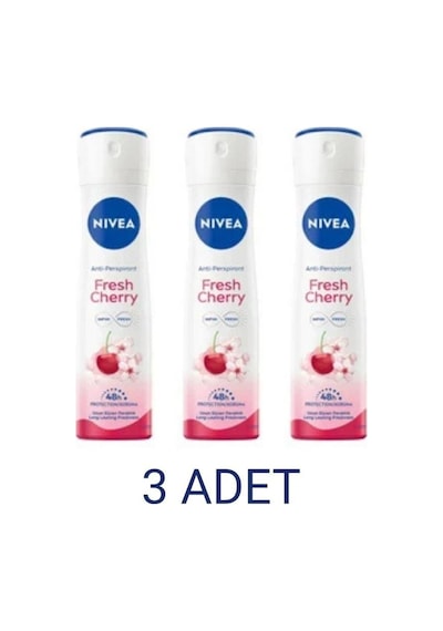 Fresh Cherry Kadın Sprey Deodorant 150 Ml X 3 Adet