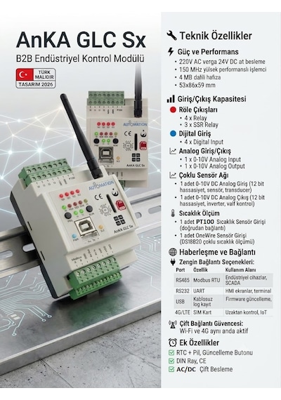 Anka Glc Sx "sim Gsm Modül"