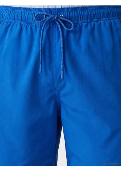 Lcw Swımwear Mavi Kısa Boy Basic Erkek Deniz Şortu