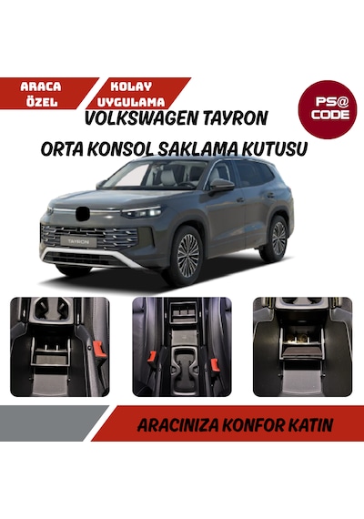 Volkswagen Tayron Orta Konsol Saklama Kutusu