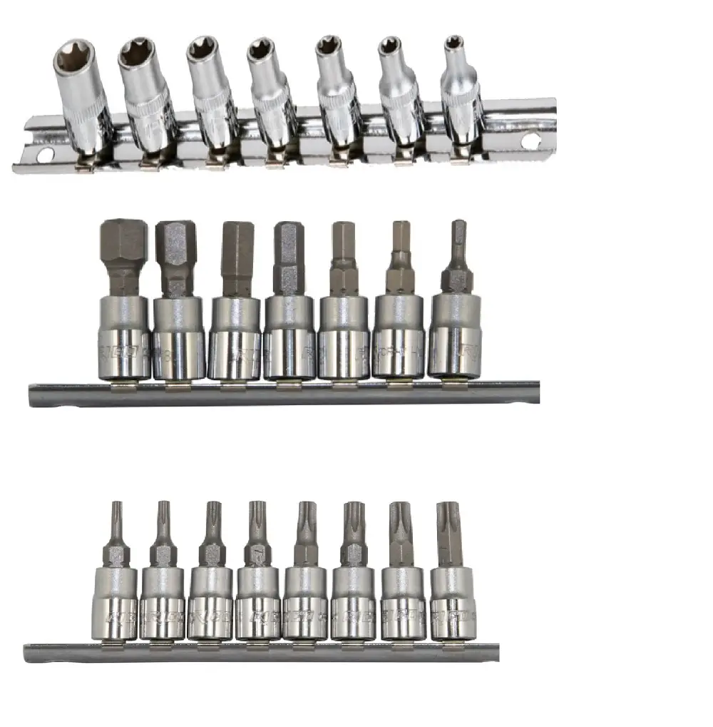Rico 1/4 Allen Torx Bits Seti E Lokma Takımı Matkap Lokma Tutucu