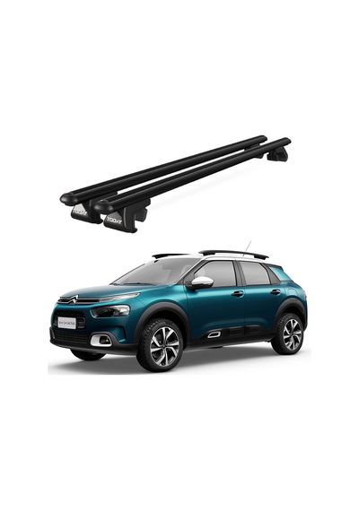Venüs Citroen C4 Cactus Suv 2014 Ve Sonrası Uyumlu Siyah Ara Atkı Port Bagaj Tavan Barı
