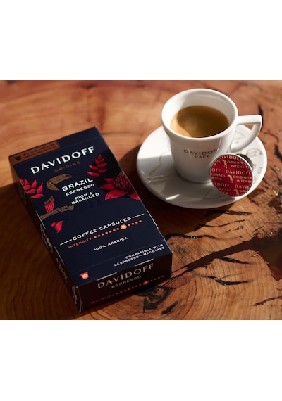 Davidoff Espresso Brazil 10lu Kapsül Kahve Nespresso Uyumludur