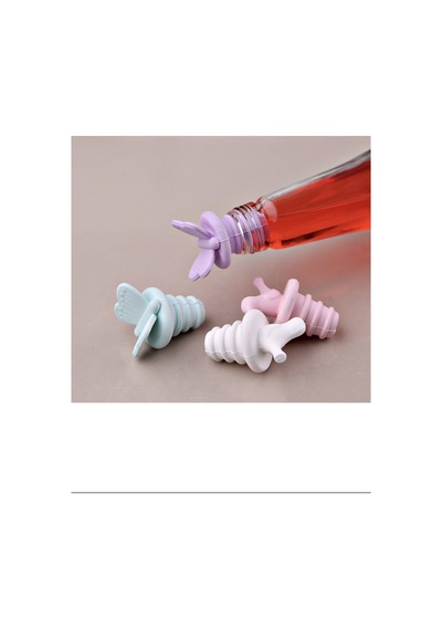 Kuş-kelebek Şekilli Şişe Yağdanlık Tıpası 1 Adet Royaleks-50808 Pembe