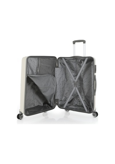 Mçs Group V379 Aura Y.üretim Pp Valiz 65 Cm S21yy100014265 00424 Kemik/gri