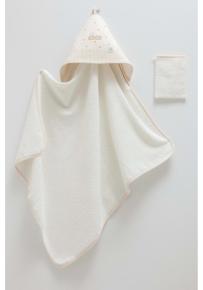 Caramell Good Baby Bebek Kundak Havlu Ve Kese Bej Crml.bej.bse1839 0 - 2 Yaş