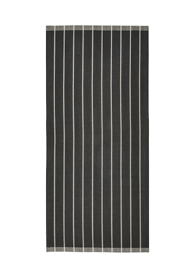 Ikea Rıdstıg Halı 80 X 180 Cm Beyaz - Siyah Gri Beyaz - Siyah - Gri