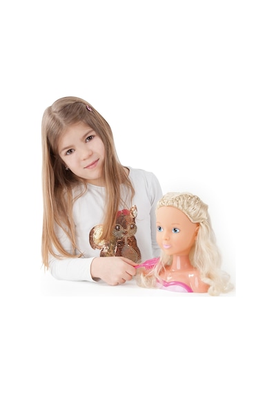 Prenses Bebek Saç Tasarım Büstü 19 Cm